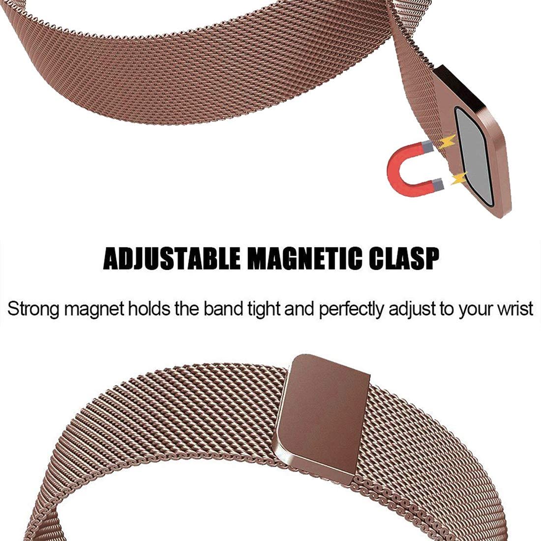 For Garmin Vivoactive 3 Vivoactive 3 Music Venu Stainless Steel Mesh Milanese Smartwatch Replace Strap Adjustable Wrist Band (20mm) For Garmin Vivoactive 3 Vivoactive 3 Music Venu Stainless Steel Mesh Milanese Smartwatch Replace Strap Adjustable Wrist Band (20mm)